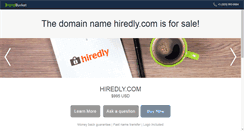 Desktop Screenshot of hiredly.com